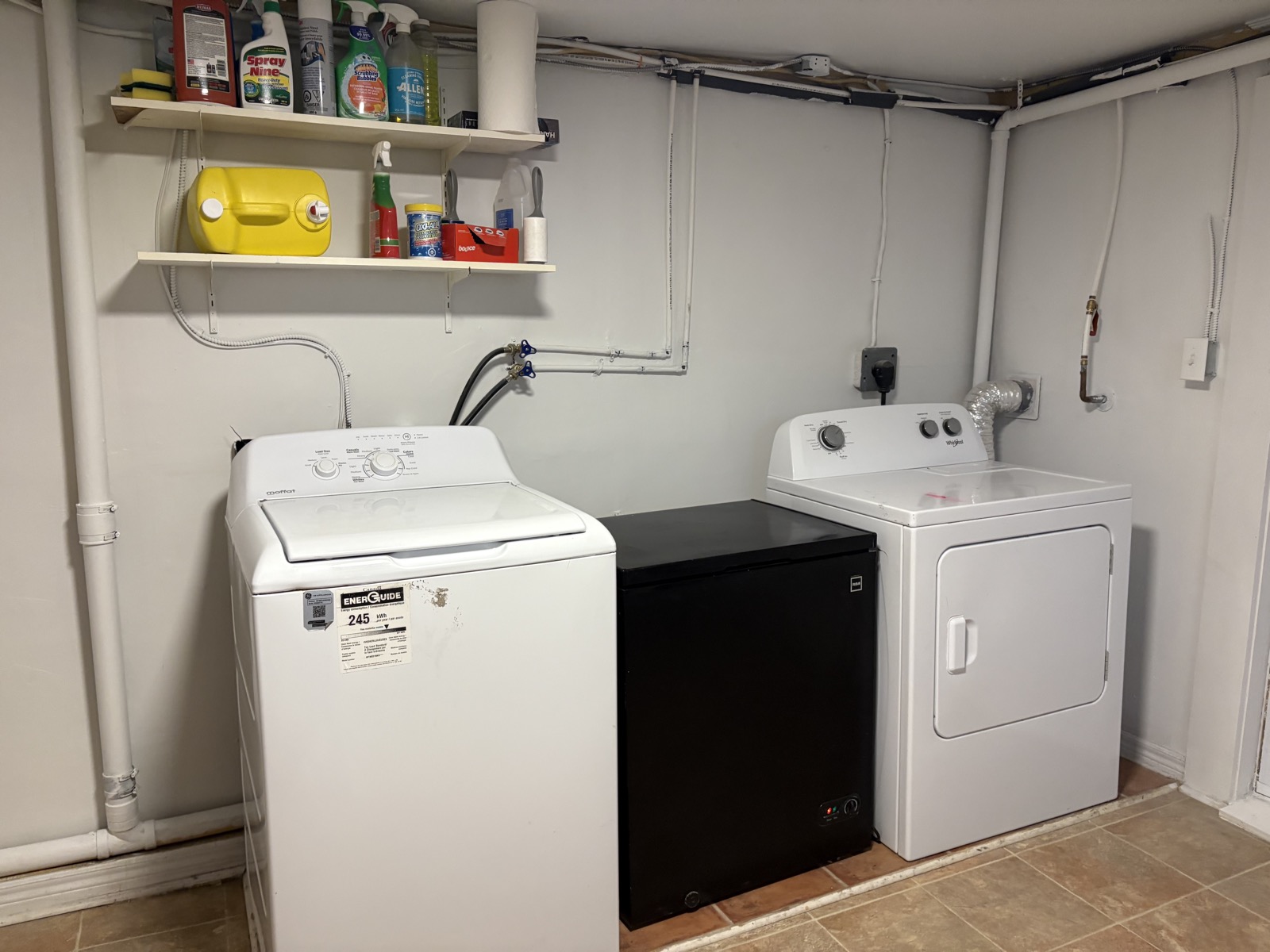 The LaCour House washer and dryer